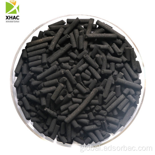 Activated Carbon with Coal Based 4mm Impregnated KOH Activated Charcoal Pellets For H2S Removal Supplier